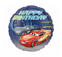 Balon foliowy 18'' - "Cars - Happy Birthday"