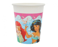 Kubeczki papierowe  Princess Live Your Story, 200ml, 8 szt. (papier FSC)