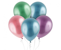 Balony Elegant Party Mix, platynowe metalizowane 12/ 100 szt.