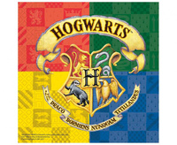 Serwetki papierowe Harry Potter Hogwarts Houses, rozm. 33 x 33 cm, 20 szt.
