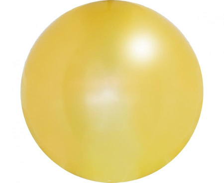 Balon Aqua - kryształowy, złoty, 18"