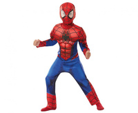 Zestaw dla dzieci Spider-man (kostium z muskułami, kominiarka), rozm. S