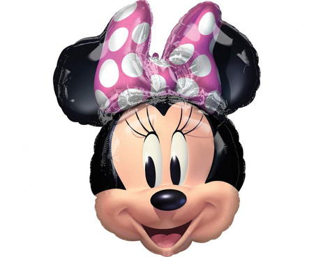 Balon foliowy SuperShape Myszka Minnie, 53x66 cm, zapakowany
