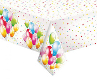 Obrus papierowy Birthday Balloons, 120 x 180 cm