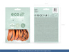 Balony Eco 30cm metalizowane, pomarańczowy (1 op. / 10 szt.)