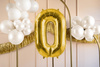 Balon foliowy Cyfra ''0'', 72cm, jasny złoty