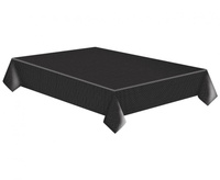 Obrus papierowy White Dots on Black, 120 x 180 cm