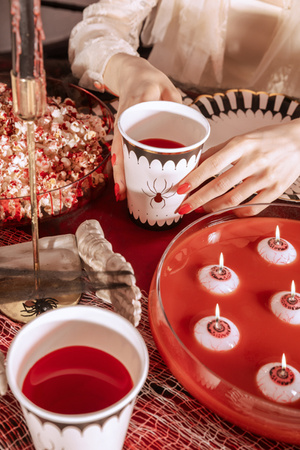 Kubeczki Pająk, mix, 400 ml (1 op. / 6 szt.)