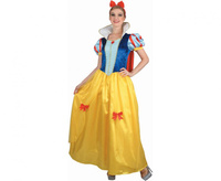 Zestaw dla dorosłych Królewna Śnieżka (opaska, sukienka), rozm. S