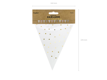 Girlanda Flagietki, mix, 2,1 m