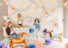 Stojący balon foliowy Buldog, 75x57 cm, mix