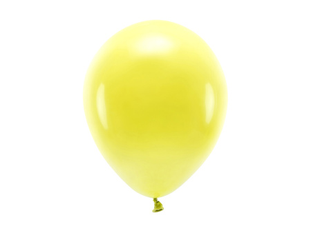 Balony Eco 26cm pastelowe, żółty (1 op. / 100 szt.)