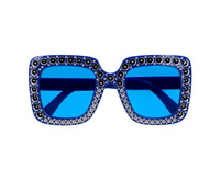 Okulary Bling, niebieskie