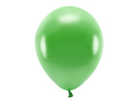 Balony Eco 30cm metalizowane, zielona trawa (1 op. / 10 szt.)