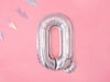Balon foliowy Litera ''Q'', 35cm, holograficzny