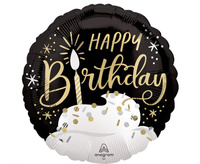 Balon foliowy 18" - Birthday wishes
