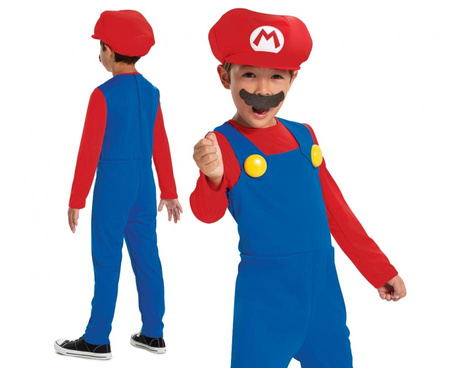 Strój Mario Fancy - Nintendo (licencja), rozm. S (4-6 lat)