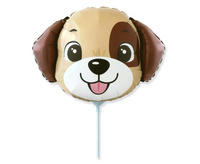 Balon foliowy 14" - Piesek (głowa)