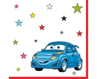 Serwetki pap. Cartoon Cars, 33x33 cm, 20 pcs