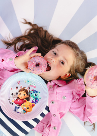 Talerzyki Koci Domek Gabi, mix, 23 cm (1 op. / 6 szt.)