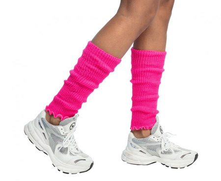 Ochraniacze na nogi, neonowy różowy