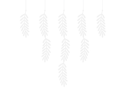 Girlanda Gałązki, biały, 1,8m