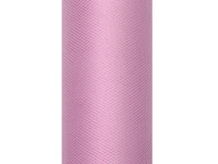 Tiul gładki, pudrowy róż, 0,30 x 9m