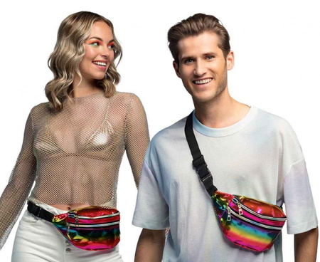 Torebka damska nerka, tęczowa