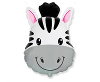 Balon foliowy 24" - Zebra (głowa)