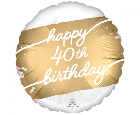 Balon foliowy 18" - Golden age 40