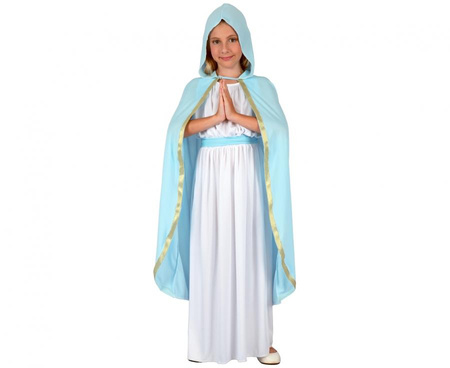 Zestaw dla dzieci Maria (sukienka, peleryna z kapturem, pasek), rozm. 120/130 cm