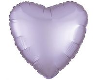 Balon foliowy 18 cali Serce Satin Luxe Pastel Lilac zapakowany