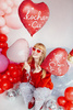 Balon foliowy Serce ''Kocham Cię'', 45 cm, mix