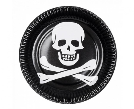 Talerzyki papierowe "Piraci" Classic 23 cm, 10 szt.
