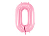 Balon foliowy Cyfra ''0'', 86cm, różowy
