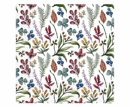 Serwetki papierowe Herbs, 33 x 33 cm, 20szt.