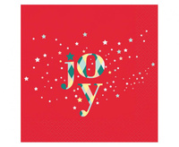 Serwetki Joy, czerwone, certyfikat FSC, 33x33 cm/ 20 szt.