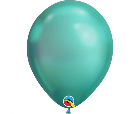 Balon 7" , chrom zielony / 100 szt.