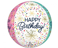 Balon foliowy ORBZ Confetti sprinkle birthday