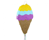 Piniata Lody w wafelku, 23x7.5x43cm