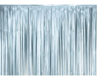 Kurtyna matowa jasnoniebieska, 100x200 cm