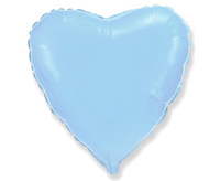 Balon foliowy 18" - "Serce" (niebieskie delikatne)