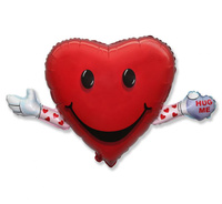 Balon foliowy 24" - "LOVE & HUG"