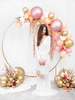 Balon okrągły Glossy 60cm, różowe złoto
