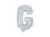 Balon foliowy Litera ''G'', 35cm, holograficzny