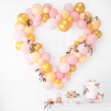 Balony Strong 12cm, Pastel Light Peach (1 op. / 100 szt.)