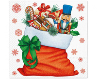 Serwetki wzorzyste Bag with Gifts 33x33 cm / 20 szt.