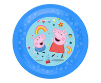 Talerz wielokrotnego użytku 21 cm Peppa Pig Decorata Party (Hasbro), 1szt.