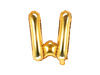 Balon foliowy Litera ''W'', 35cm, złoty
