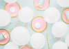 Balony Eco 30cm pastelowe, biały (1 op. / 10 szt.)